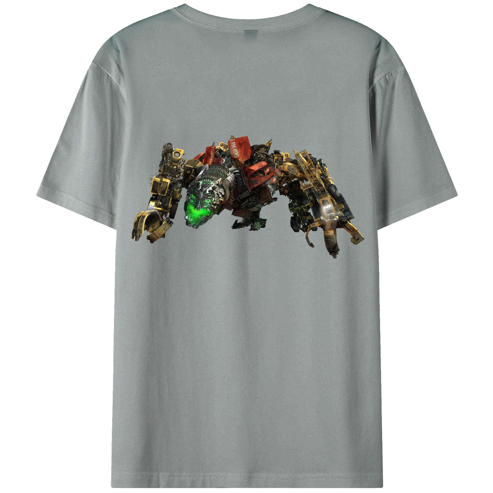 （画像用） Transformers トランスフォーマー 綿100％ メンズ半袖Tシャツ（バックプリント） 通気性